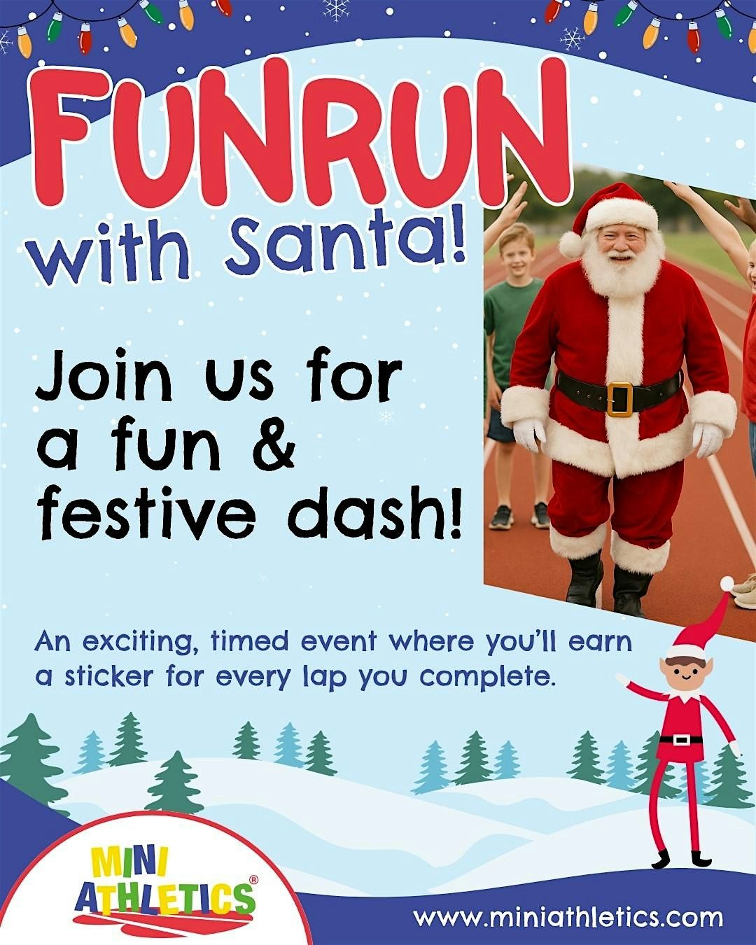 Mini Athletics Fun Run With Santa