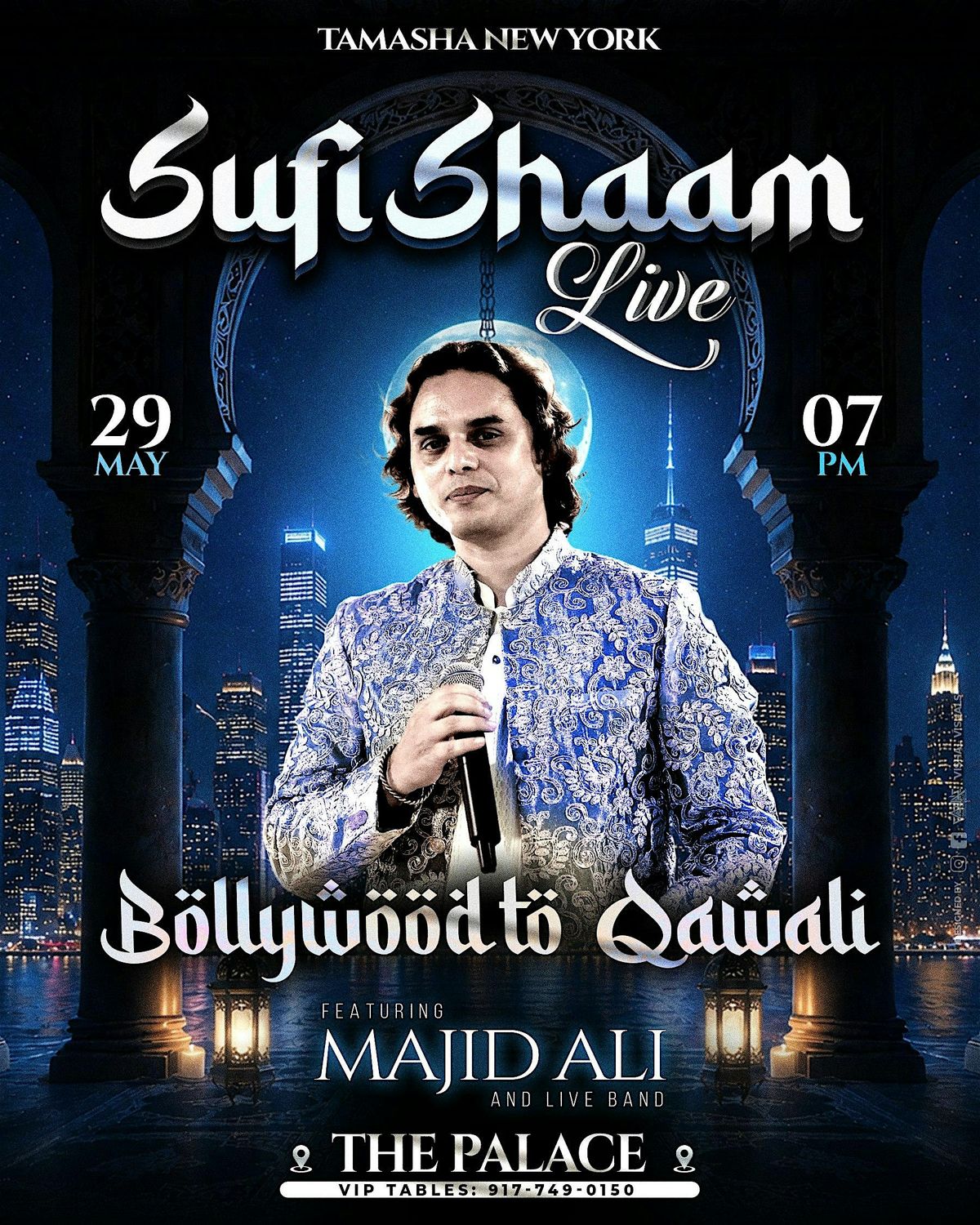 NYC SUFI SHAAM LIVE WITH MAJID ALI @THE PALACE