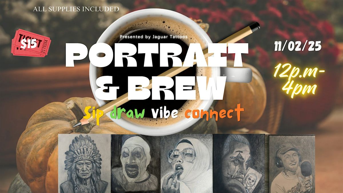 Portrait & Brew \u270f\ufe0f\u2615\ufe0f