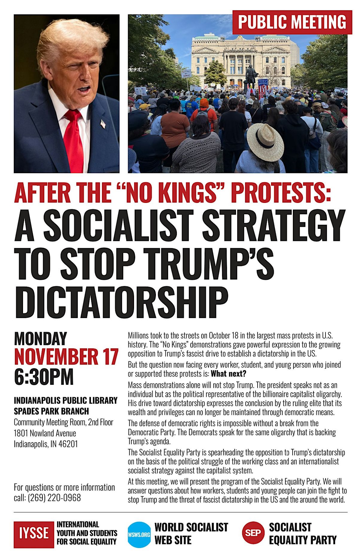 After No Kings Protests: A Socialist Strategy to Stop Trump's Dictatorship