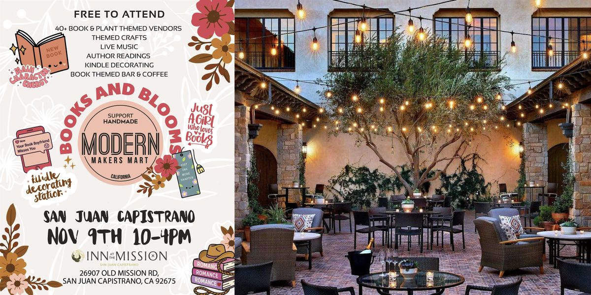 Books and Blooms: Modern Makers Mart