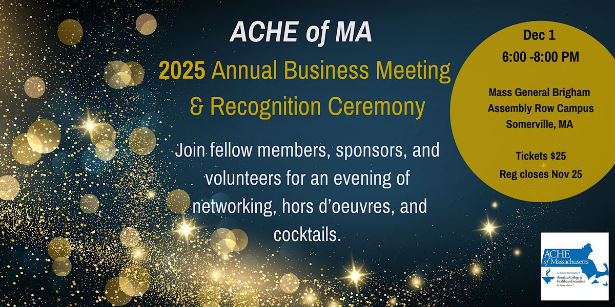 2025 Annual Business Meeting and Recognition Ceremony
