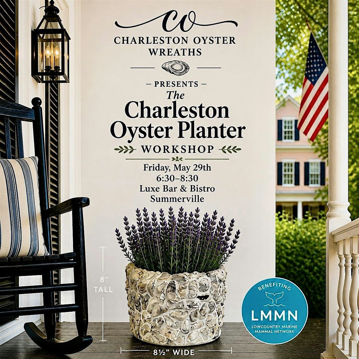 Charleston Oyster Shell Planter Workshop