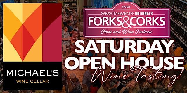 Forks & Corks Saturday Open House Wine Tasting