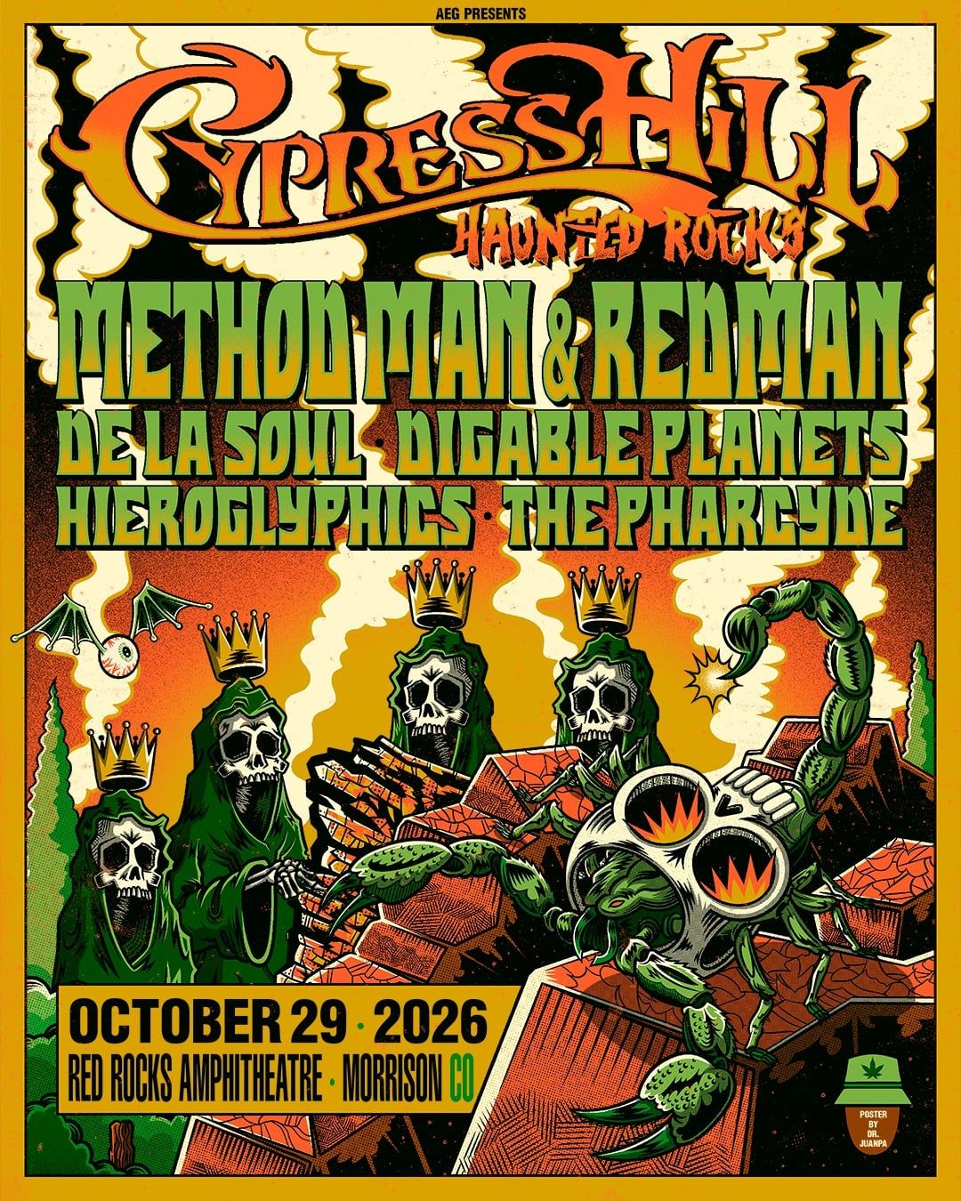 Cypress Hill and Method Man at Red Rocks Amphitheatre