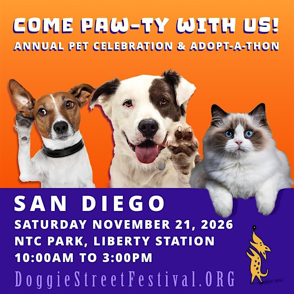 17th Annual Doggie Street Festival & Adopt-A-Thon San Diego