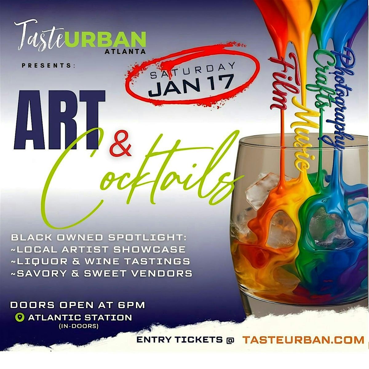 Art & Cocktails: Atlanta's Black Artist & Liquor Tasting Event!