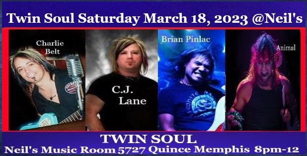 Twin Soul Rocks Saturday Night @Neils Memphis 8pm at Neil's Music Room ...