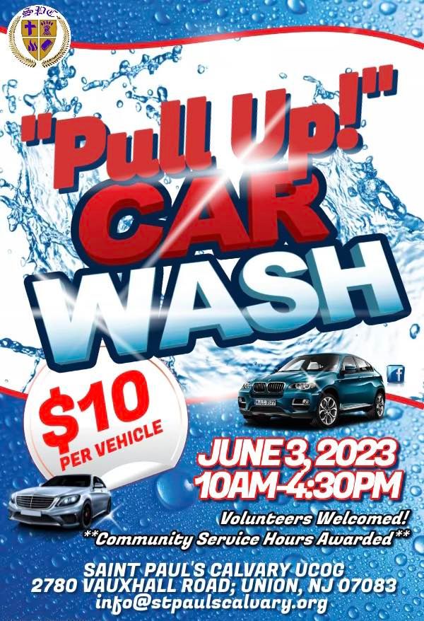 SPC Pull Up Car Wash Fundraiser | St Paul's Calvary United Church of ...