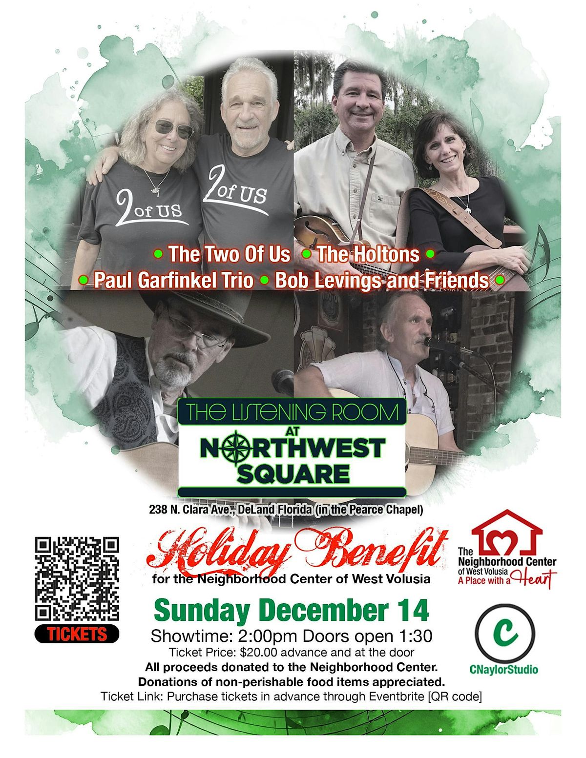 Listening Room Holiday Benefit at Northwest Square