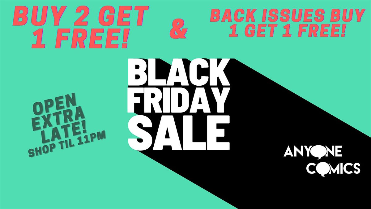 Anyone Comics BLACK FRIDAY SALE!