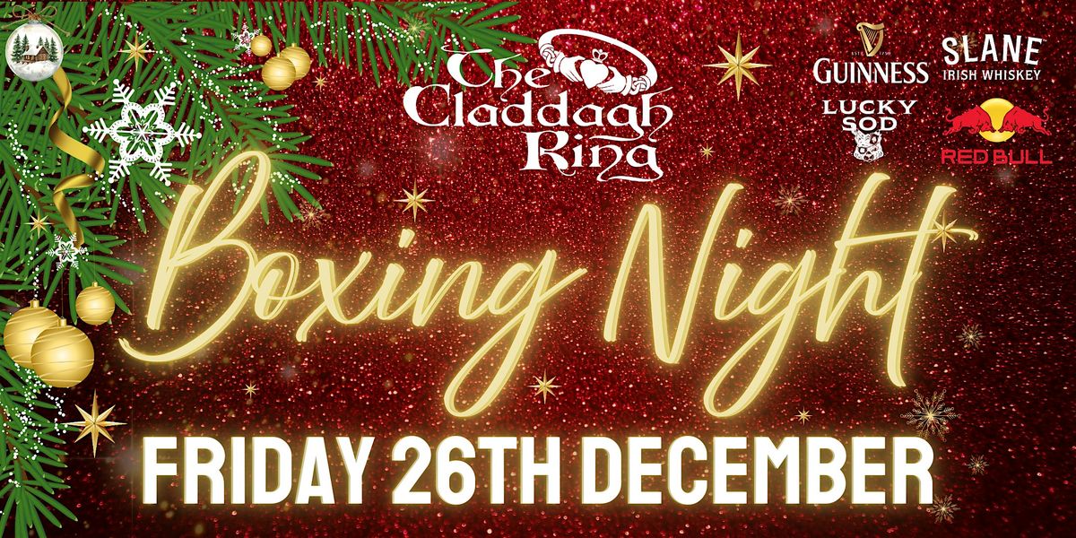 Martin Ruddy BOXING NIGHT WITH MARTIN RUDDY BAND AND THE LEGENDS at The Claddagh ...