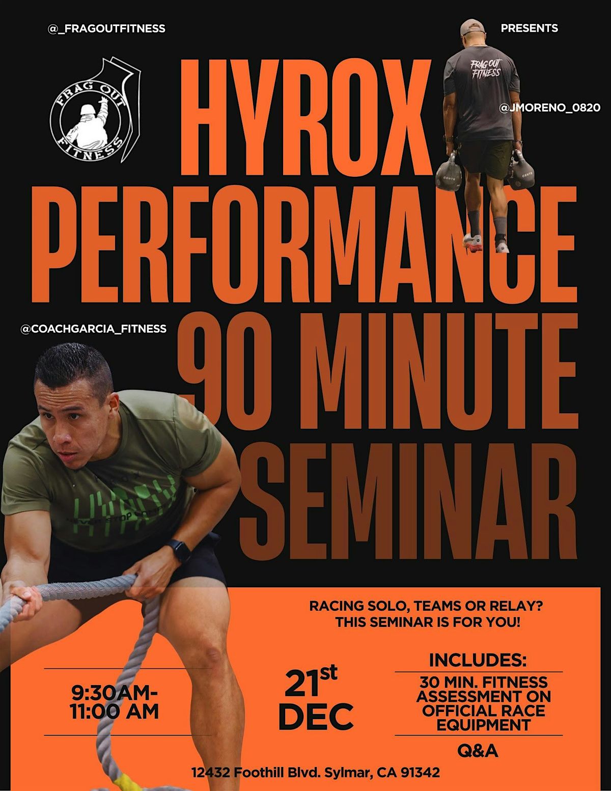 HYROX PERFORMANCE: 90-Minute Training & Assessment Seminar