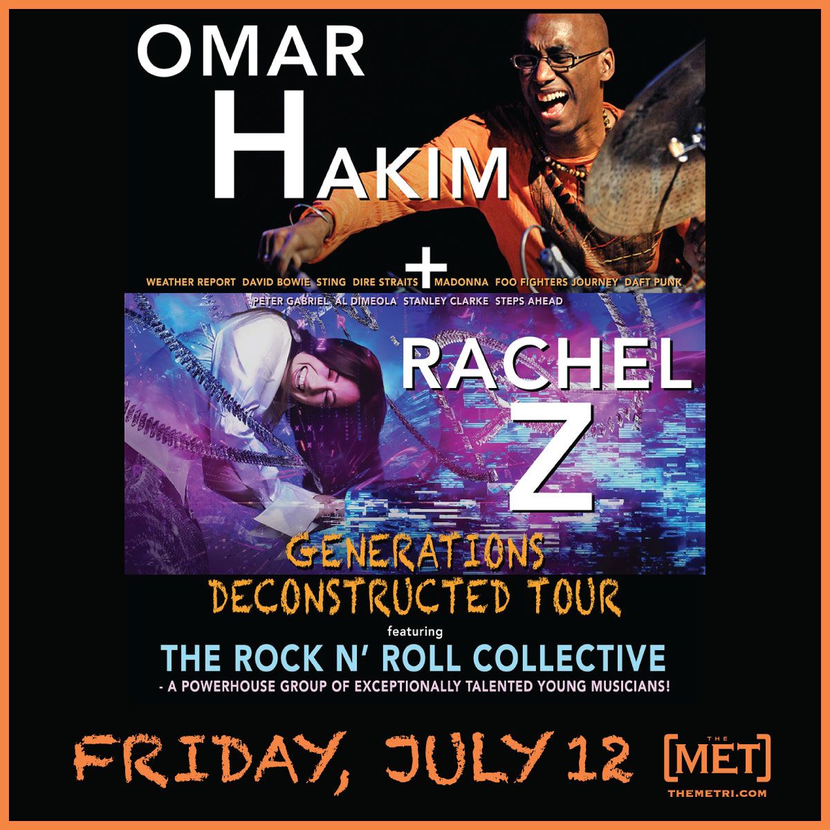 Omar Hakim and Rachel Z - Ozmosys at City Winery - Boston