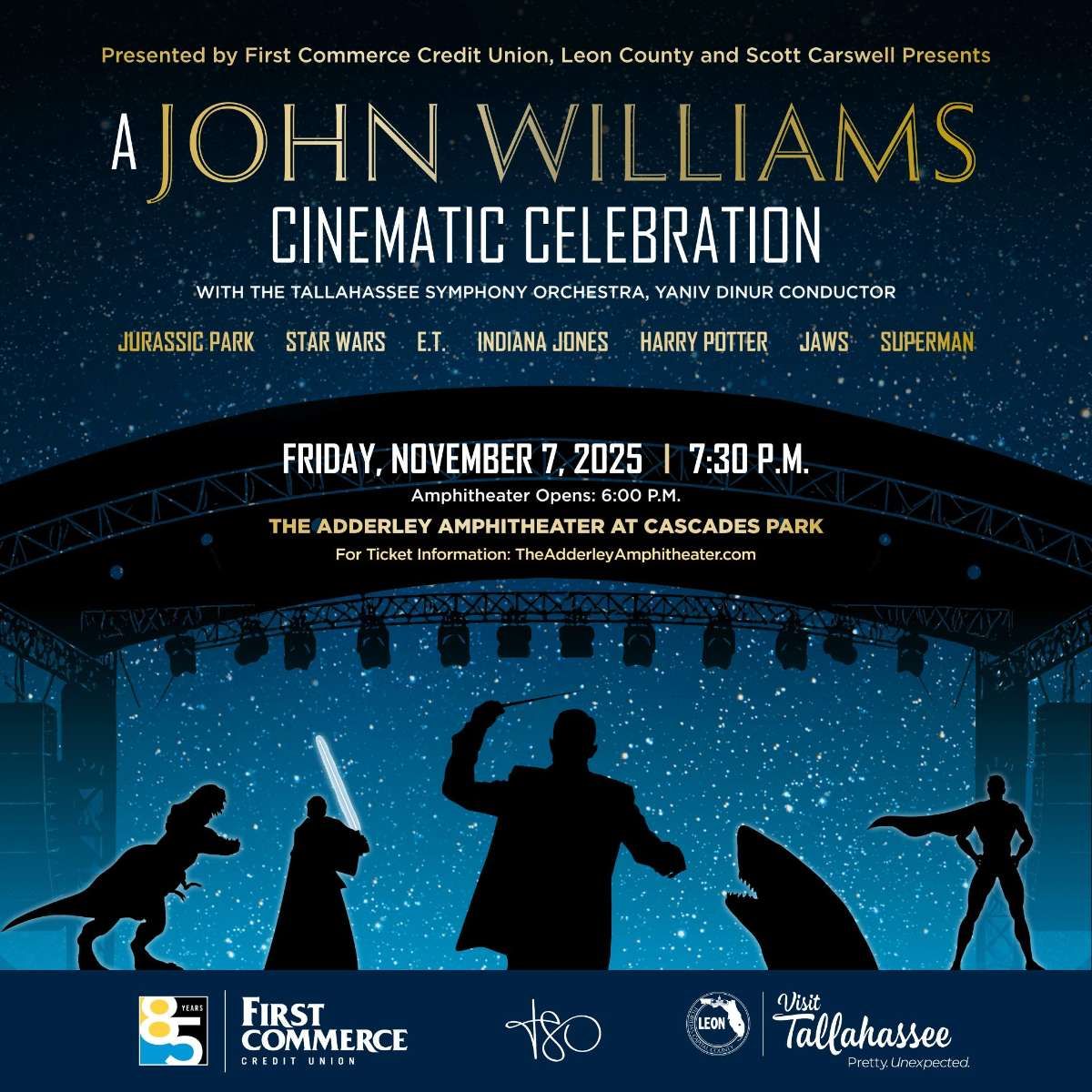 Tallahassee Symphony Orchestra: A John Williams Cinematic Celebration