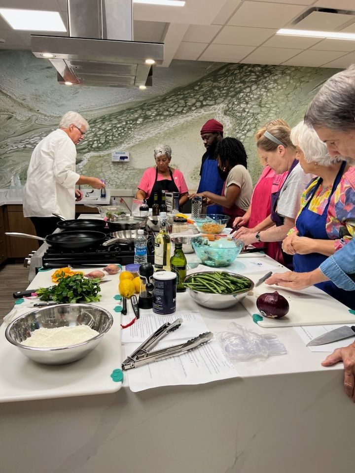 Date Night in the Teaching Kitchen at MedCenter Greensboro Cone
