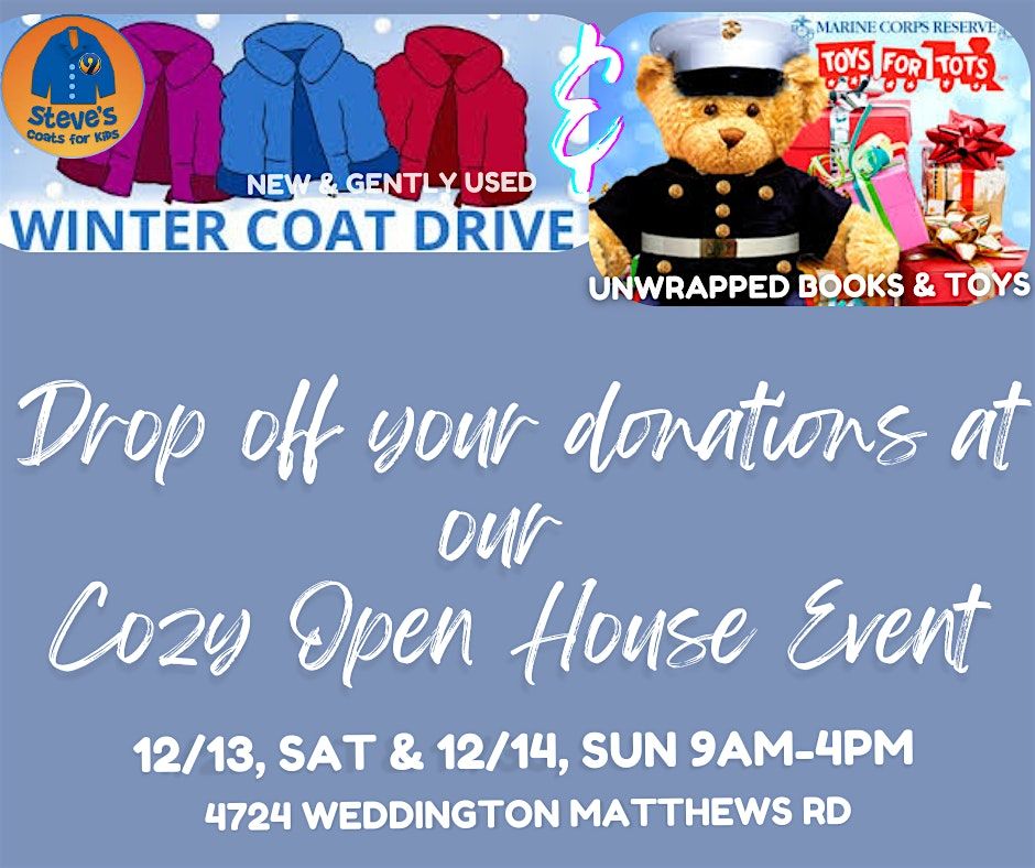 Holiday Photos + Toy & Coat Drive