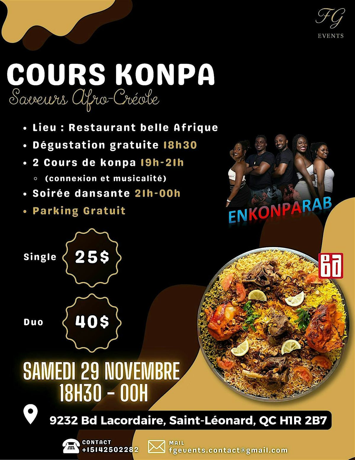Konpa et saveurs Afro-Cr\u00e9oles