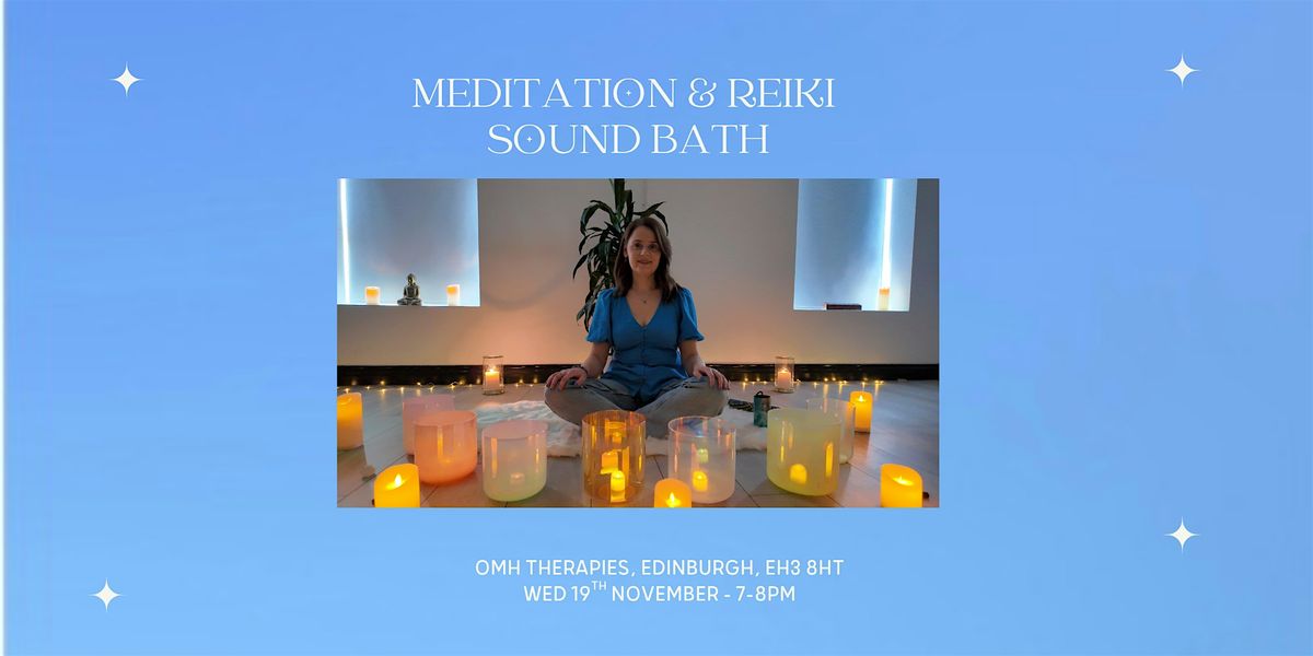 Group Meditation & Reiki Infused Sound Bath - Portobello Health Hub