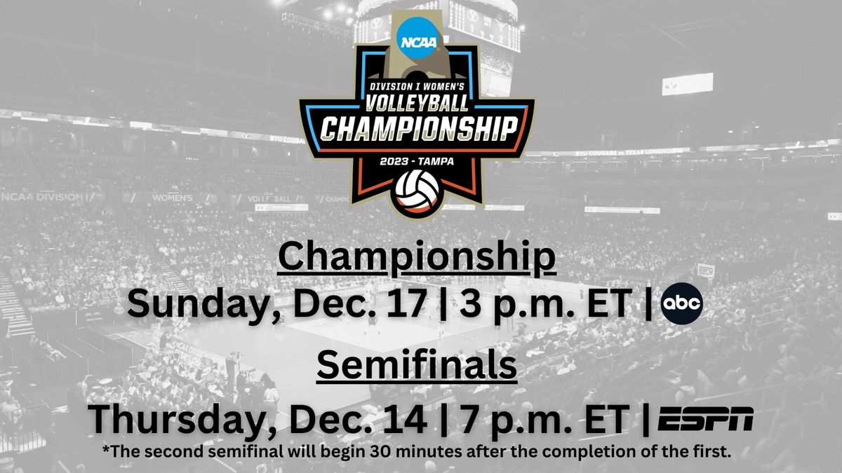 NCAA Womens Volleyball Championship - Semi Finals at T-Mobile Center