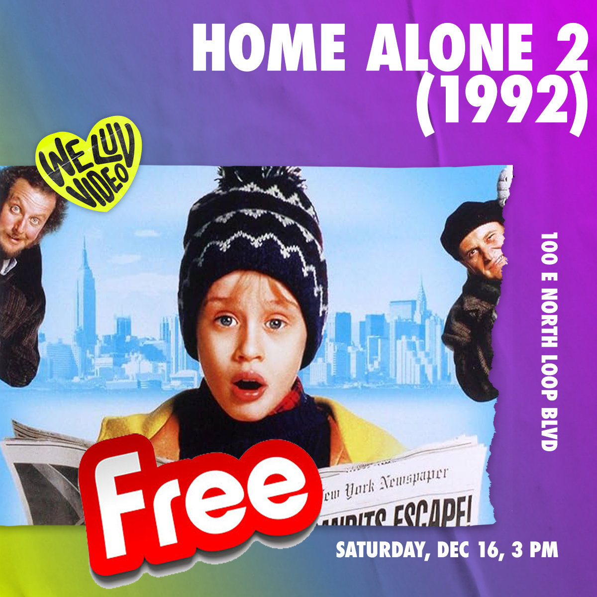 Home Alone 2 at Denver Performing Arts Complex