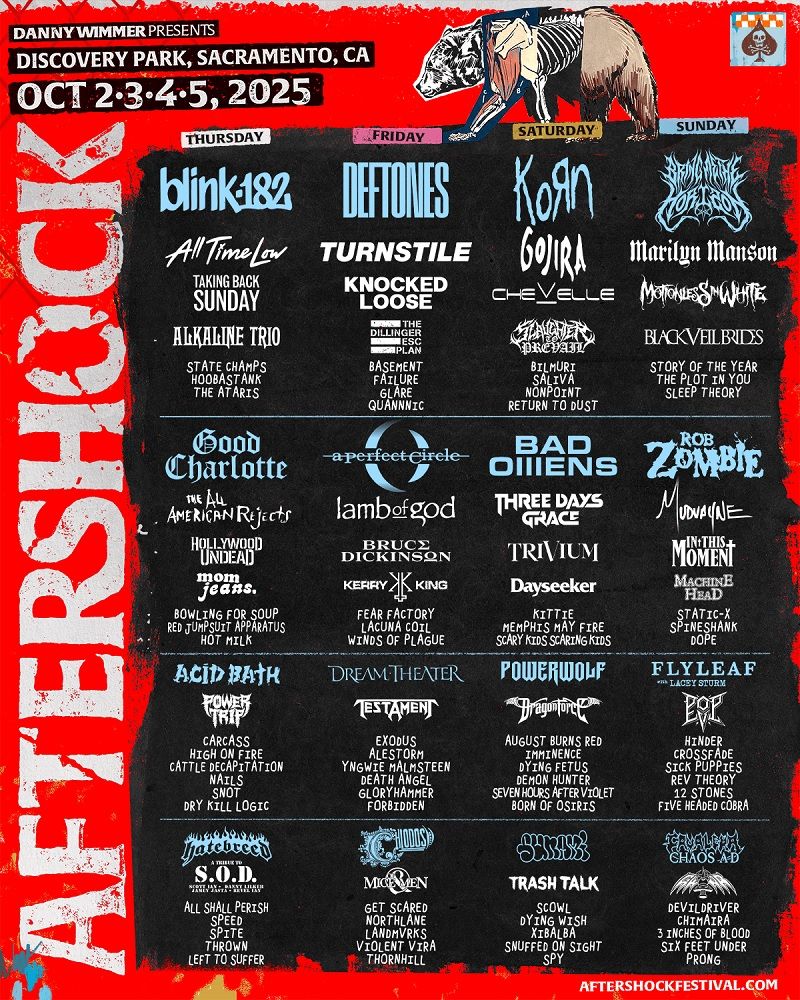 Aftershock Festival: Bring Me The Horizon Rob Zombie Marilyn Manson & Flyleaf - Sunday