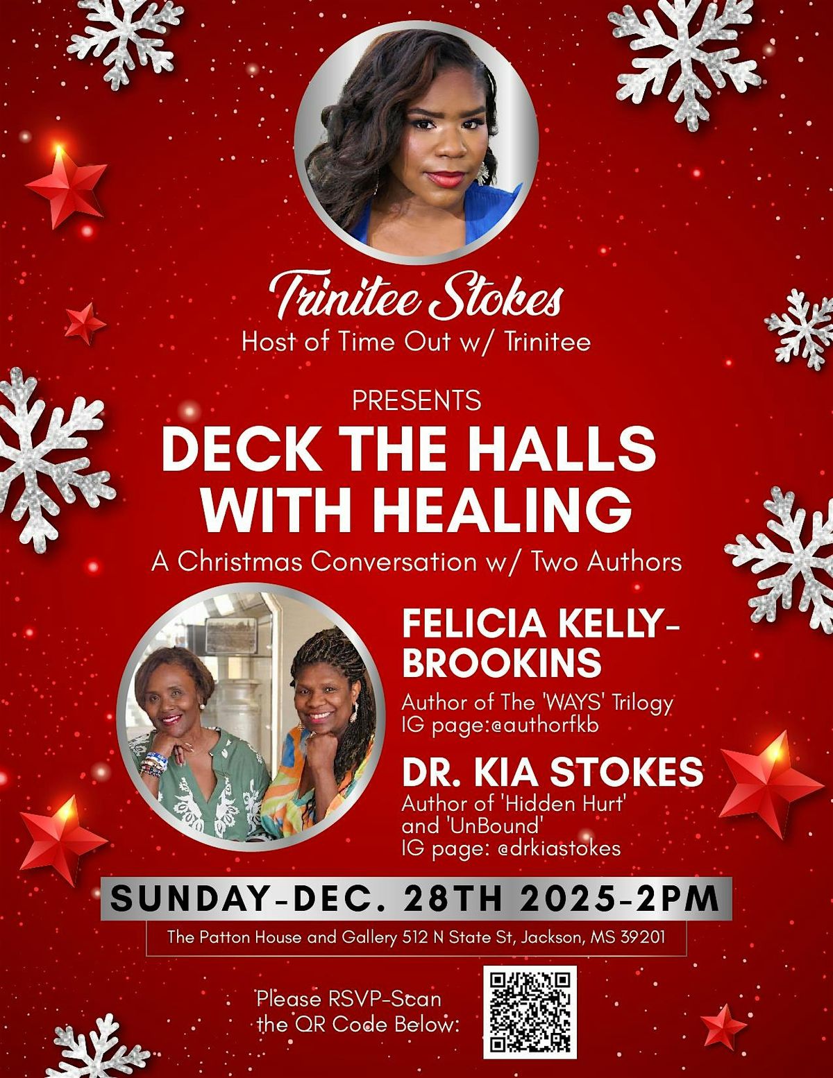 DECK THE HALLS WITH HEALING: AN AUTHOR CONVERSATION
