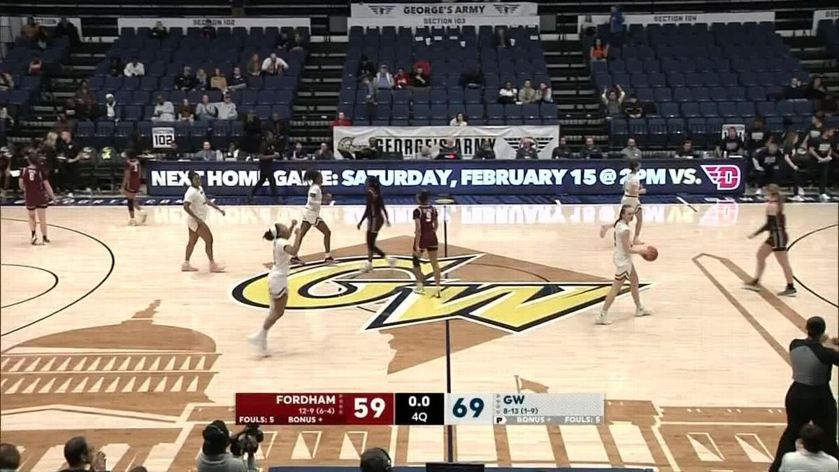 Parking Fordham Rams at George Washington Revolutionaries Womens Basketball