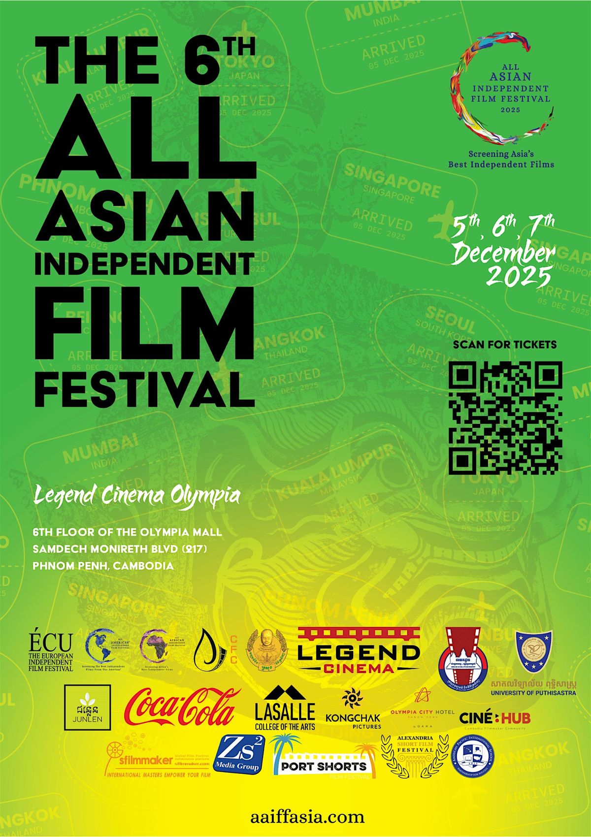 AAIFF Asia 2025 - All Asian Independent Film Festival 2025 Weekend Tickets