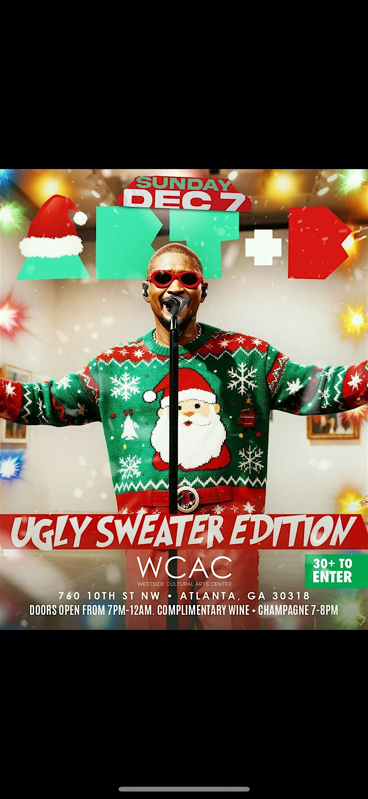 Art & B (R&B art Show) UGLY SWEATER edition