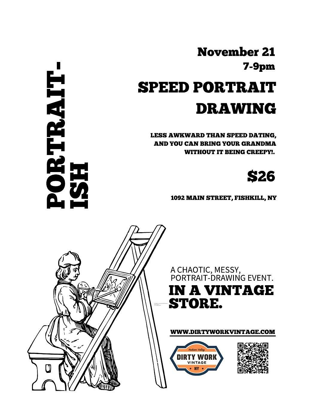 Portrait-ish: A Speed Drawing Event