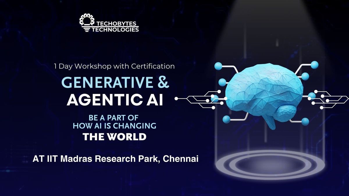 AI Weekend - GENERATIVE &amp; AGENTIC AI at IIT Madras Research Park