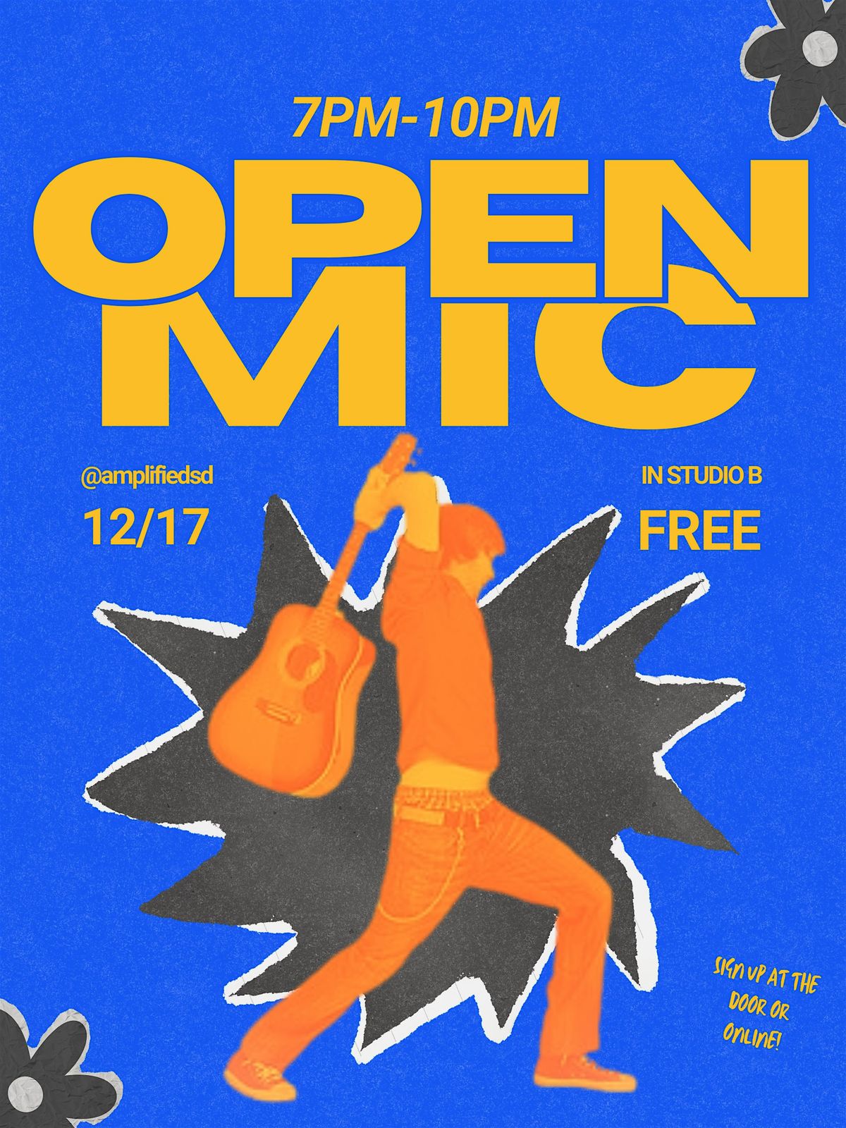 Amplified Studios December 2020 Open Mic (Free!)