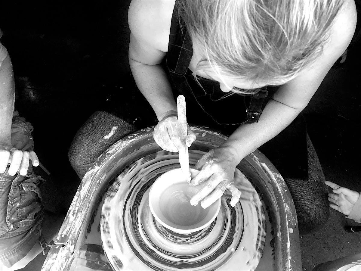 Thursday AM Wheelthrowing Sampler - Handmade Dinnerware Set - 4 Classes