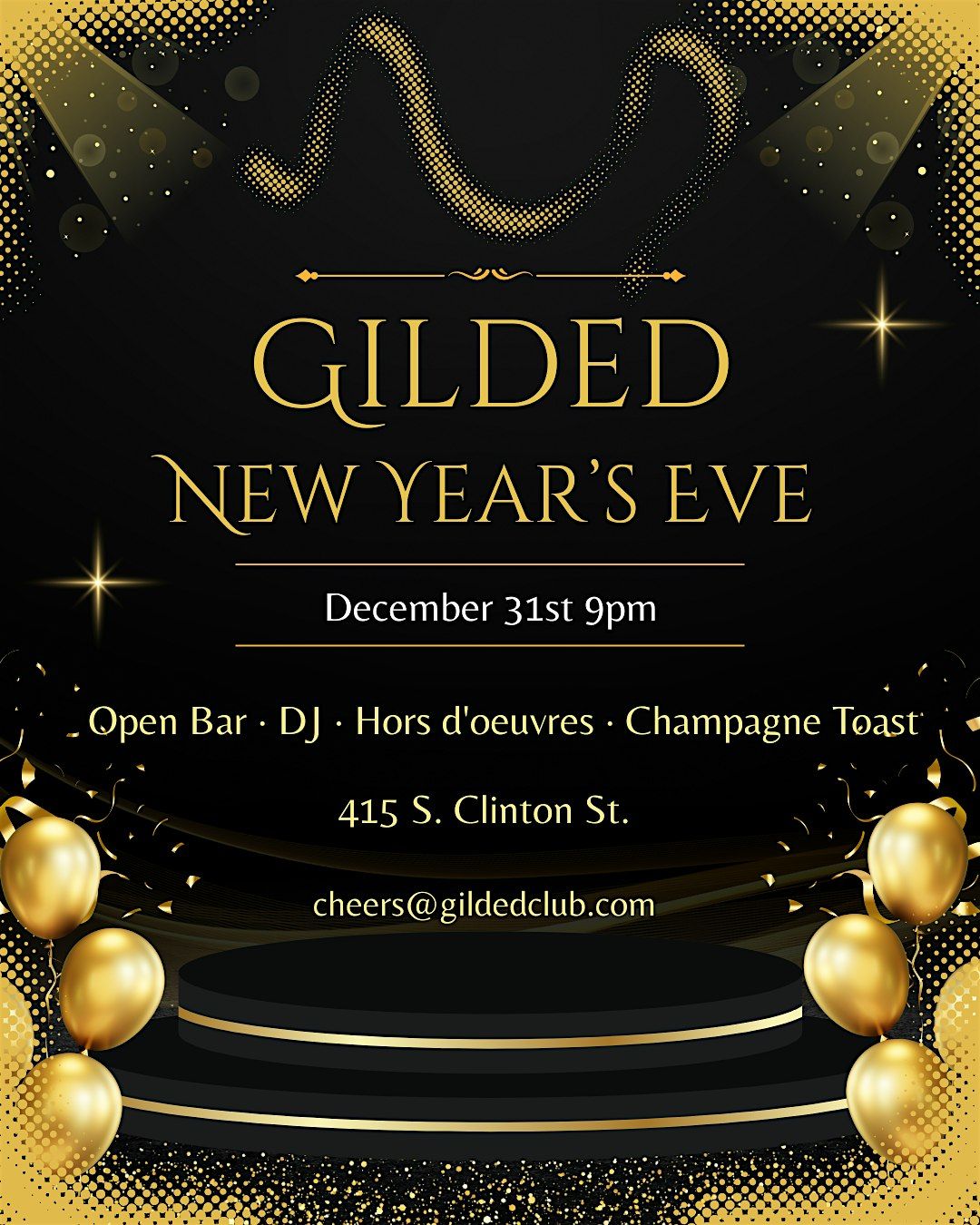 Gilded New Year's Eve Bash