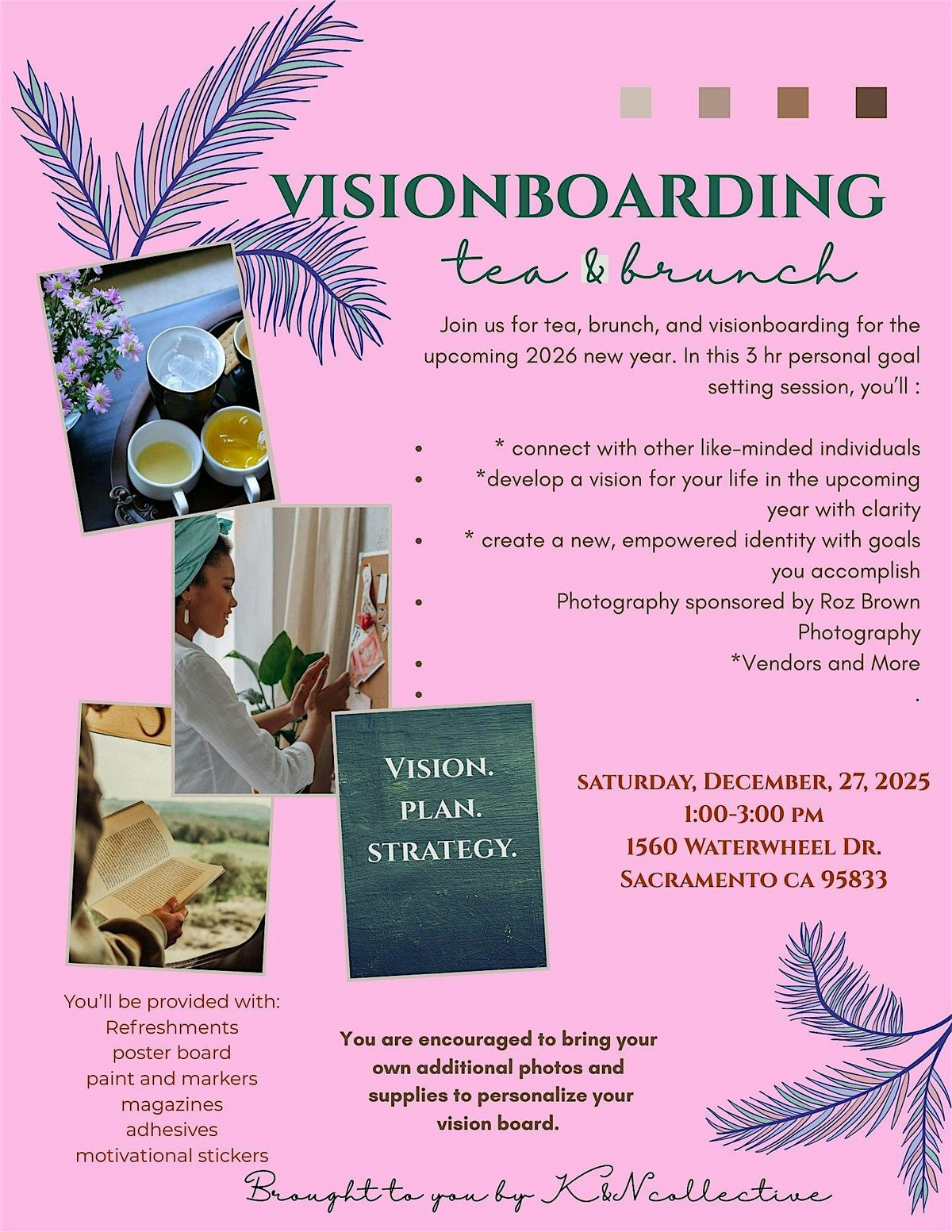 Visionboarding Tea and Brunch