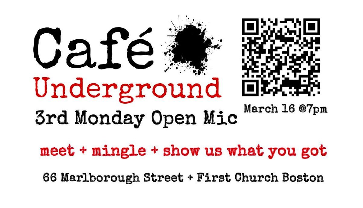 Cafe Underground - Open Mic