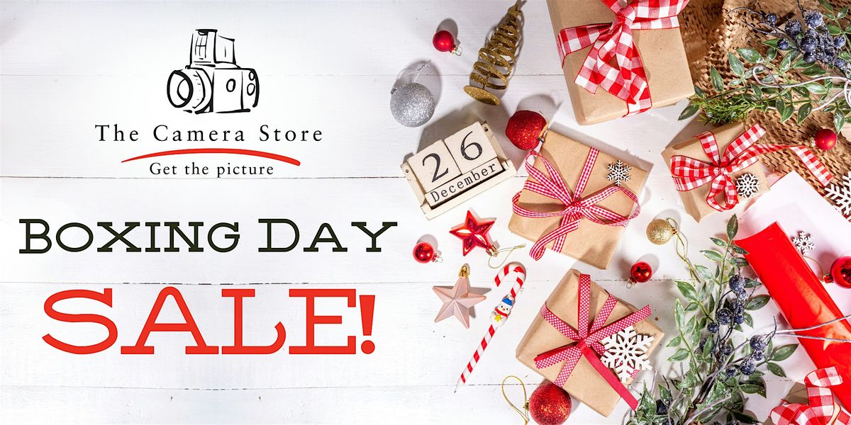 The Camera Store Boxing Day Sale