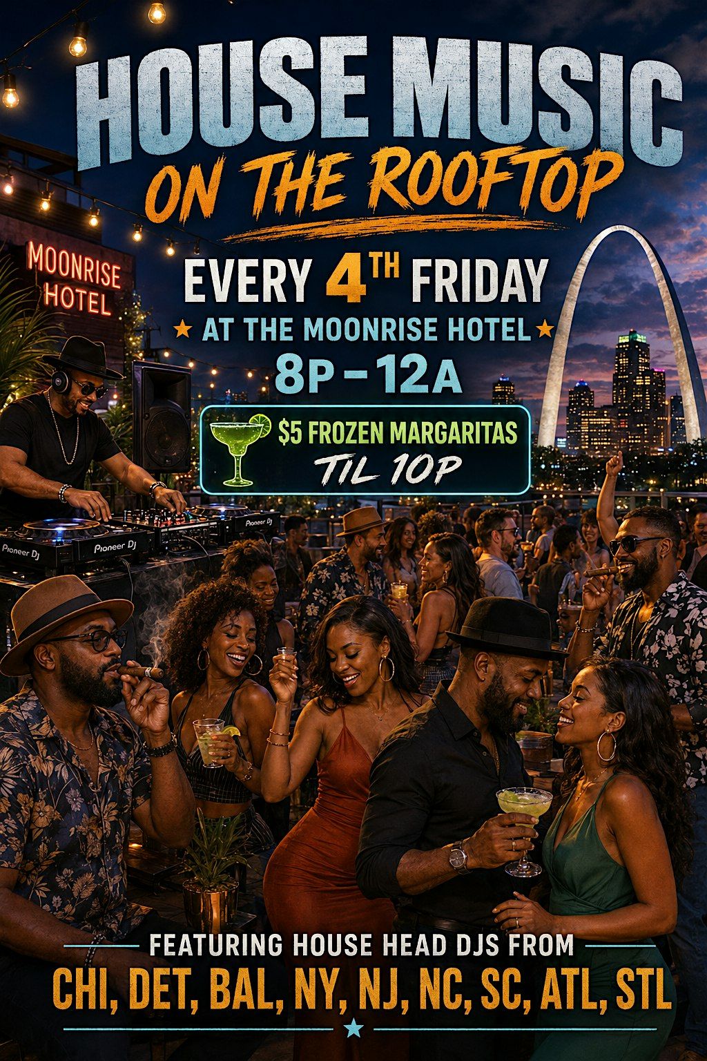 House Music on the Rooftop - Every 4th Friday