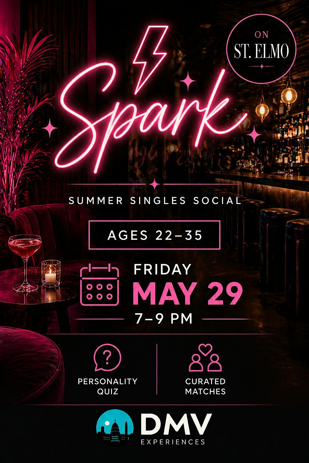 Match and Meet: Spark Edition (Ages 22\u201335) | Summer Singles Social