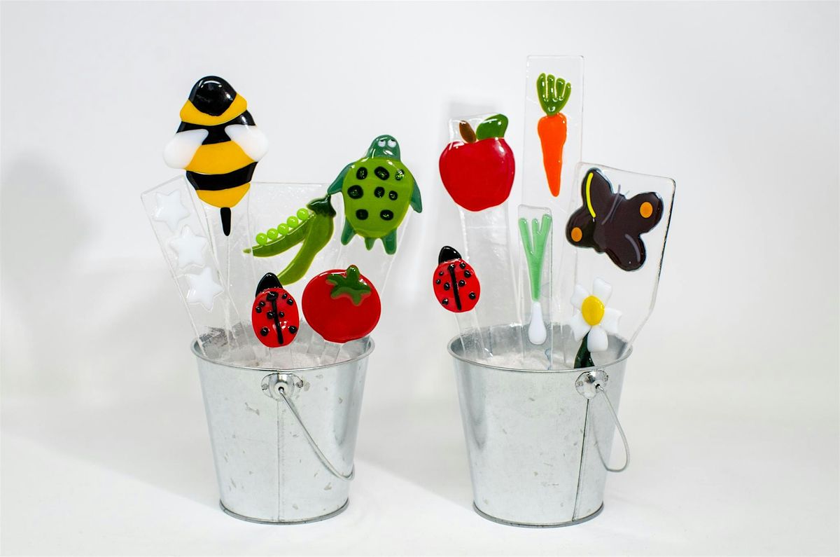 Create beautiful plant marker stakes for spring plants and flower beds!
