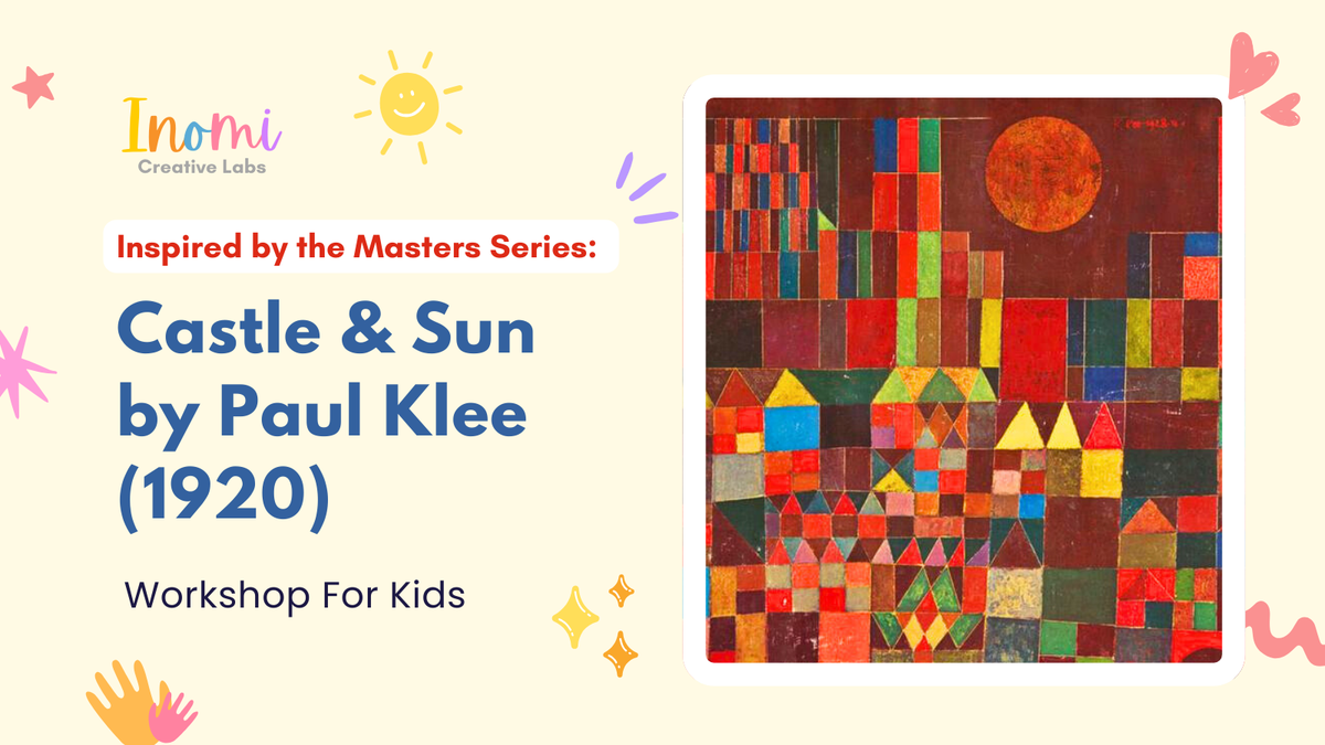 Inspired by the Masters Series: Castle &amp; Sun by Paul Klee (1920)
