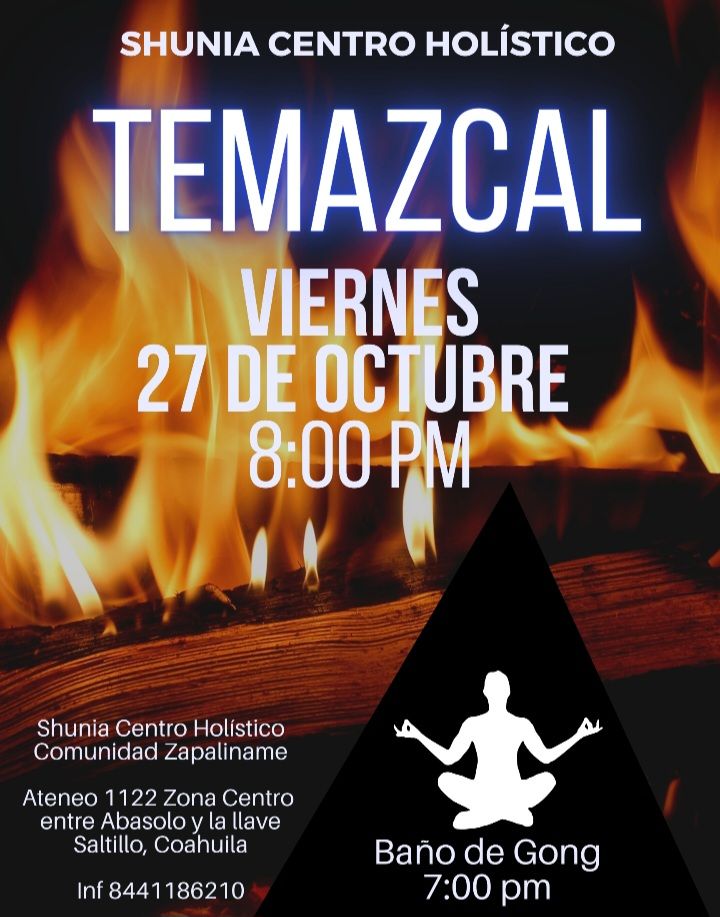 Temazcal y Ba\u00f1o de Gong 