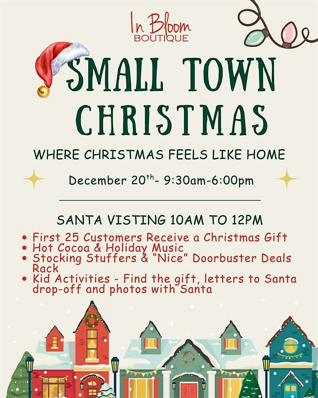 \u2728 Small Town Christmas at In Bloom Boutique \u2728