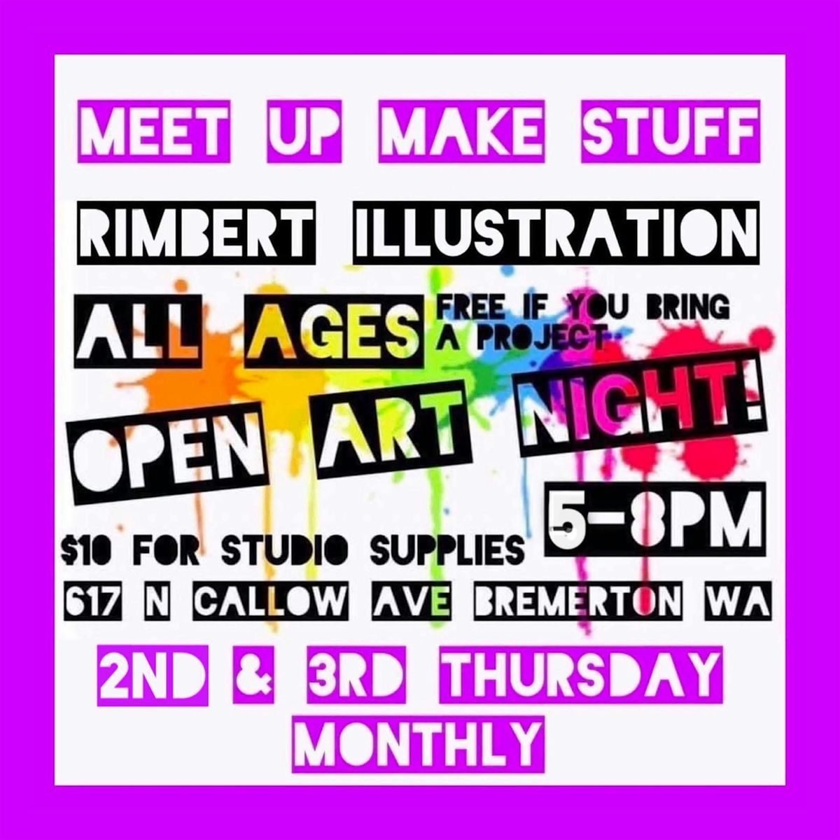 Open Art Studio Time