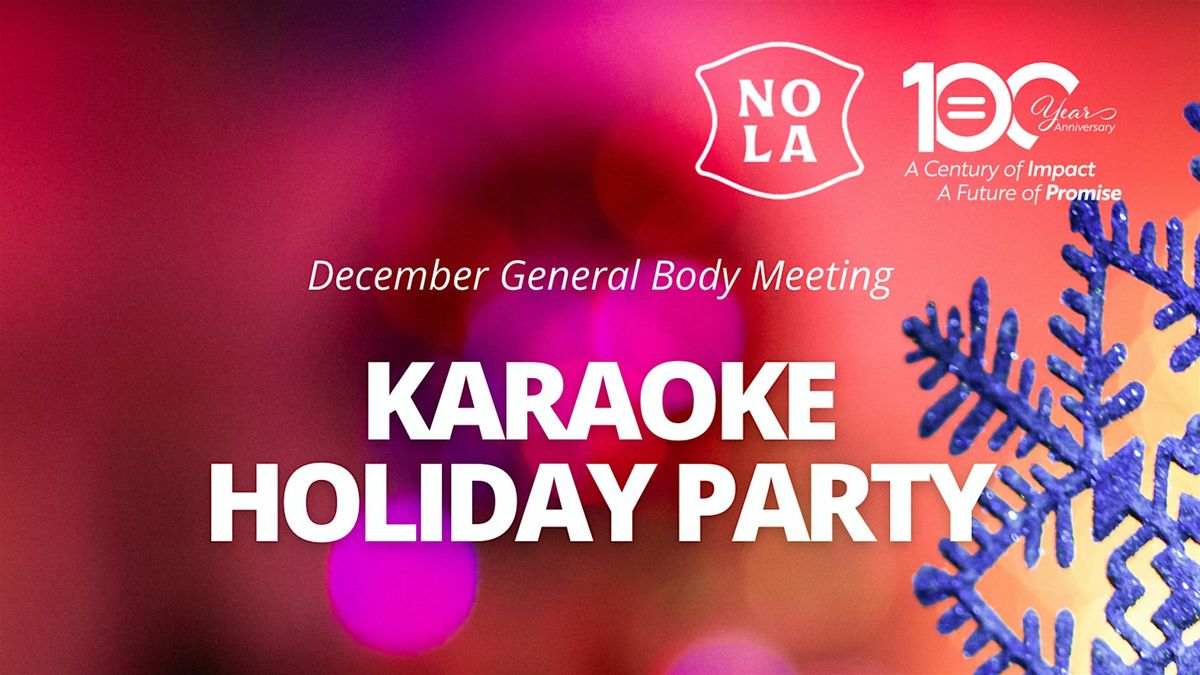 Karaoke Holiday Party and Toy Drive