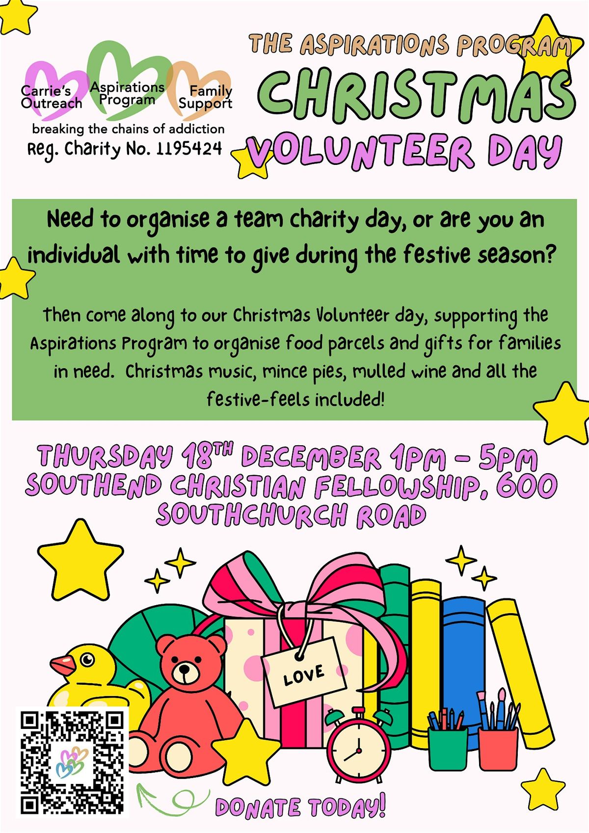 Aspirations Christmas Volunteer Day