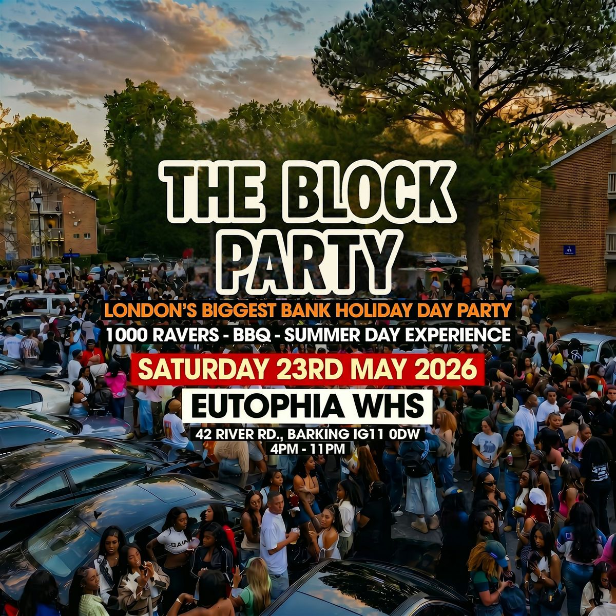 THE BLOCK PARTY - Bank Holiday Day Party (BBQ - MUSIC - OUTDOOR COURTYARD)