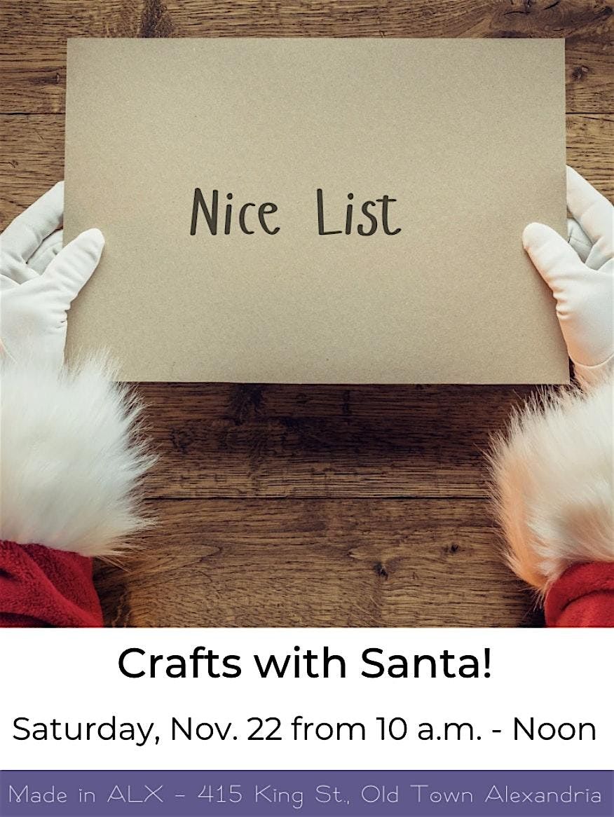 Crafts with Santa!