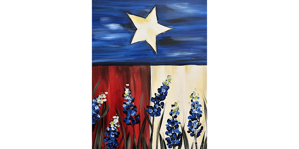 Bluebonnet Wildflower State Pride - Paint and Sip in Houston | Classpop!\u2122